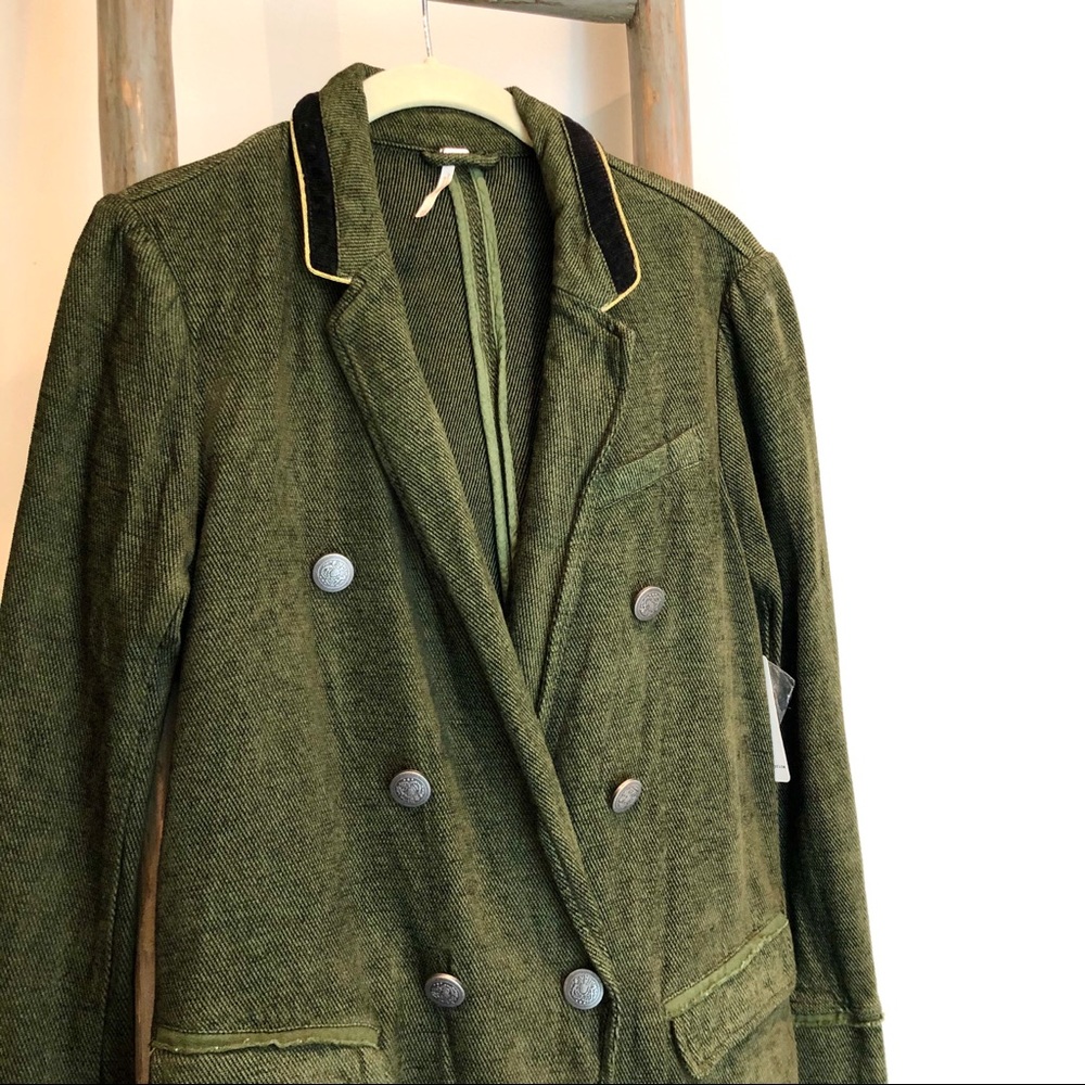 NWT Free People Military Style Jacket